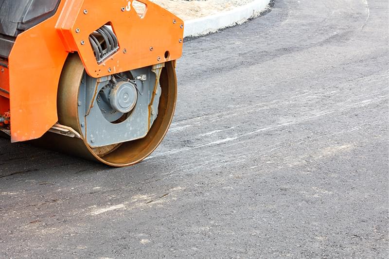 住宅の進入路の舗装